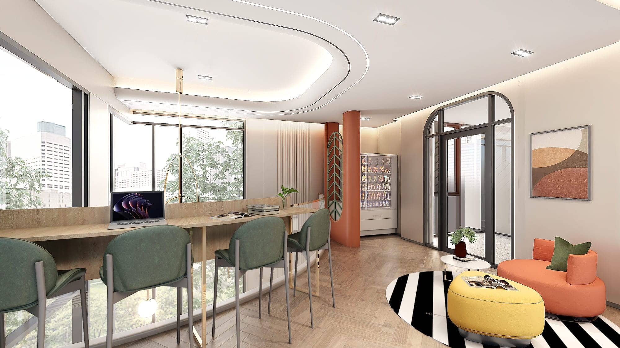 Co-working Space และพื้นที่ประชุม ASHER Naii
